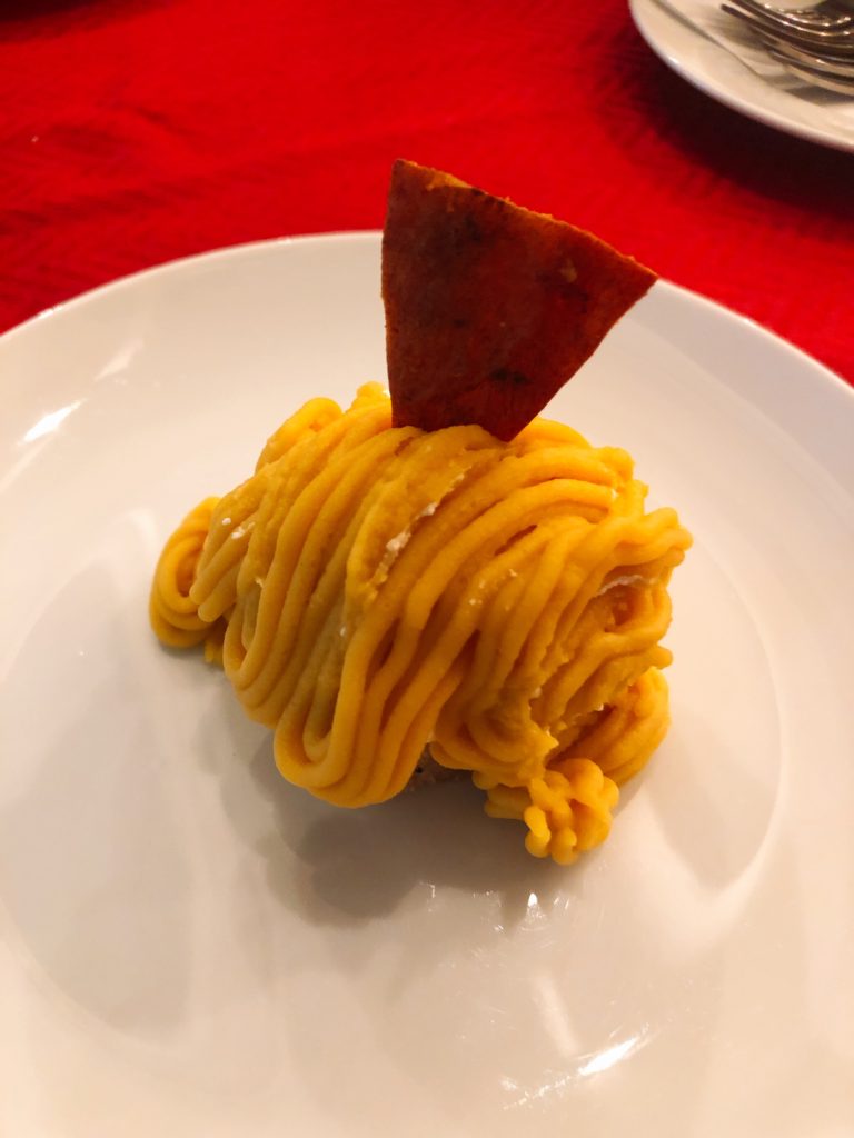 安納芋のモンブラン