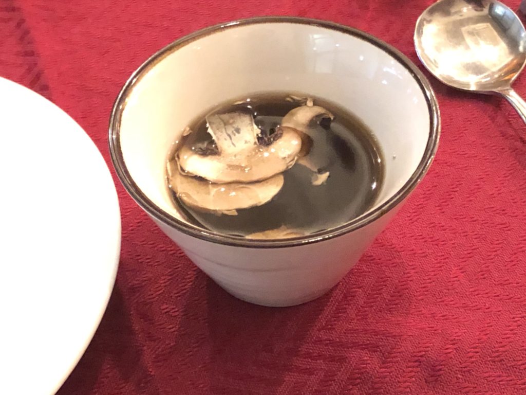 マッシュルームのスープ